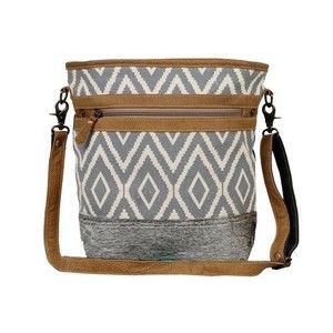 Stylish Gray and Brown Women's Bag